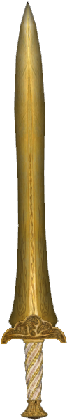 Golden Longsword - Imperial Gold Sword (457x610), Png Download