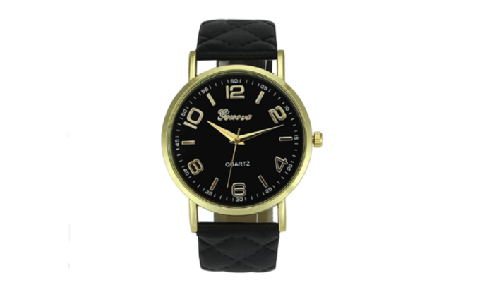 Women Casual Wristwatch Pu Leather Band Watches Relogio - Geneva Womens Fashion Watch Ladies Casual Faux Leather (700x431), Png Download
