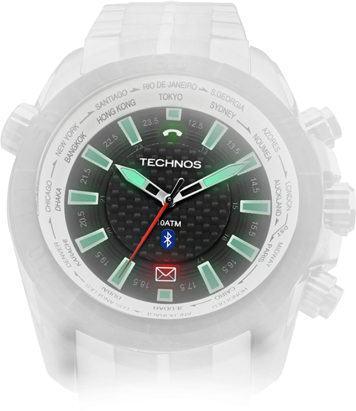 Relogio Technos Connect 4046 - Technos (700x827), Png Download