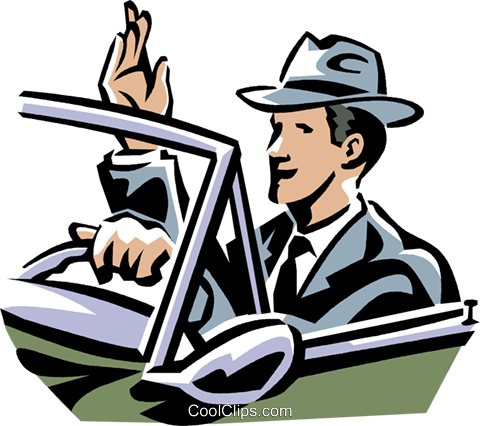 Businessman Driving A Car Royalty Free Vector Clip - Berlin (480x426), Png Download