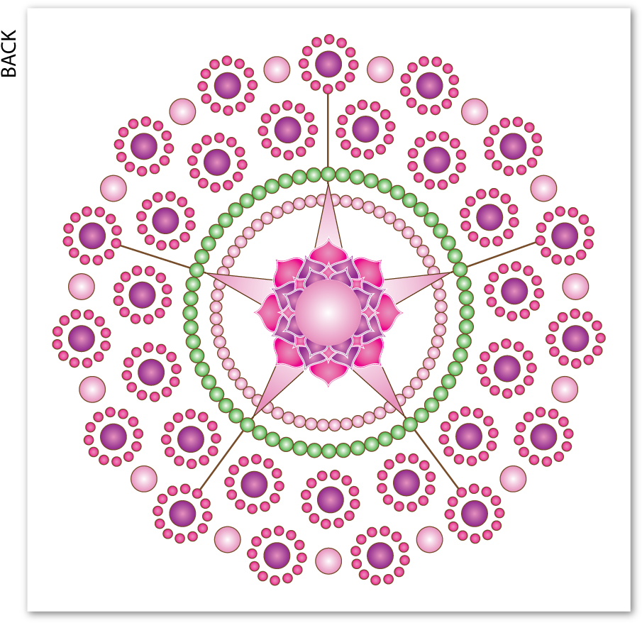 Mandala-1 Wedding Invitation - Polka Dot Monogram Frame (1000x1333), Png Download