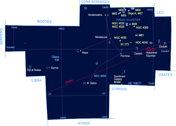 To Dso Fans Spring Means One Thing Galaxies Too Many - Virgo (581x414), Png Download