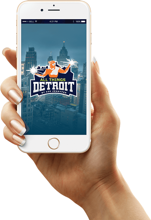All Things Detroit App - App Design Post Social (600x866), Png Download