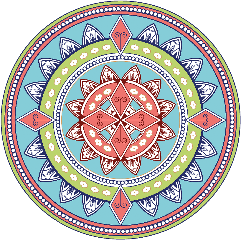 ! Round Ornament (840x960), Png Download