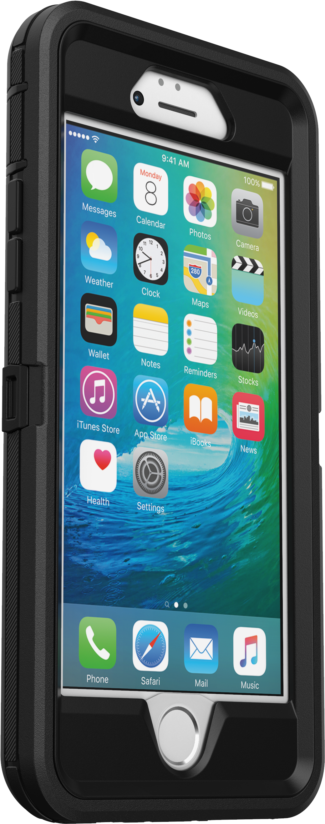 Iphone 6s Plus Otterbox Defender Indigo (1750x3300), Png Download