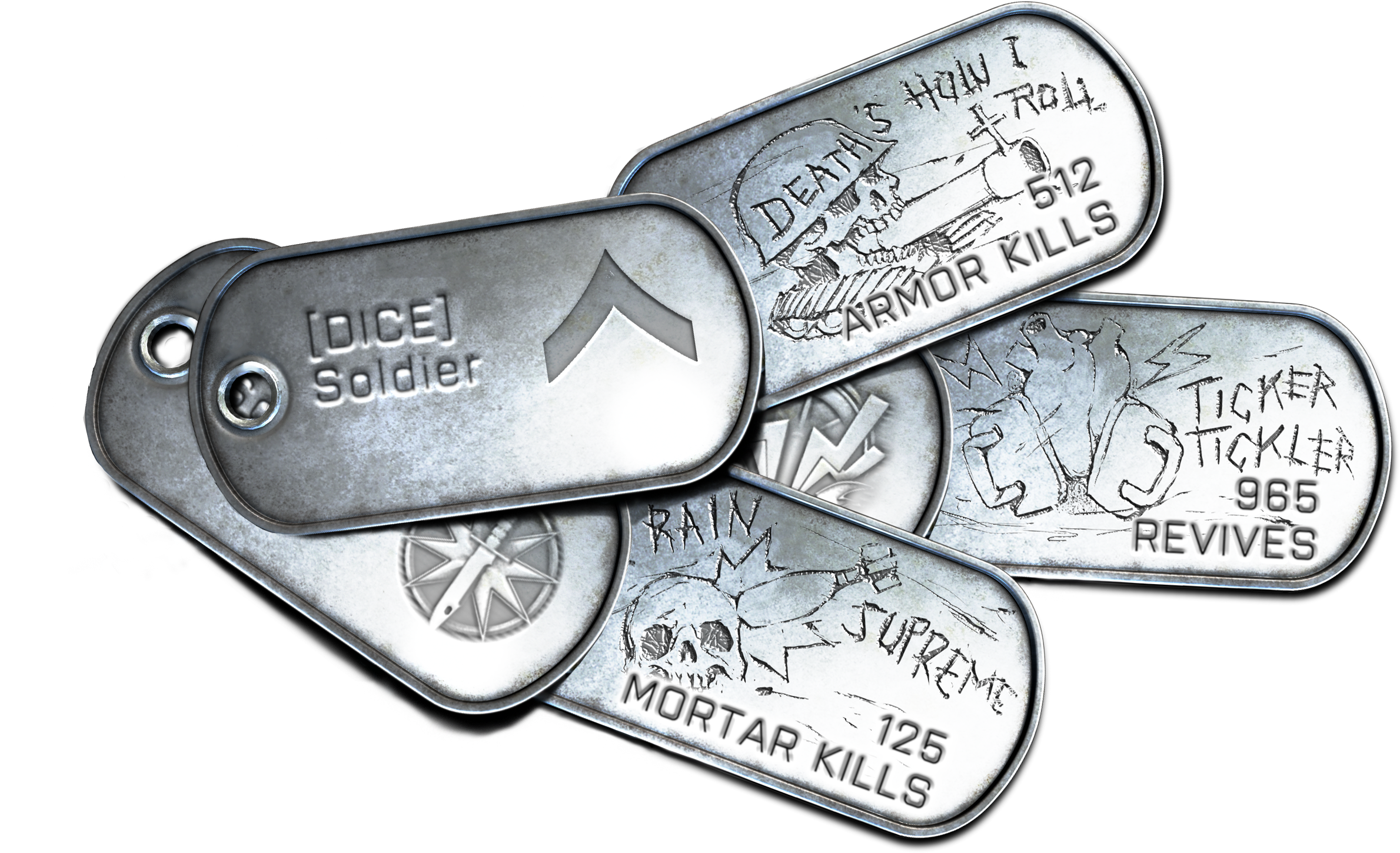 Dog Tag Png - Battlefield 3 Dog Tags (4000x2000), Png Download