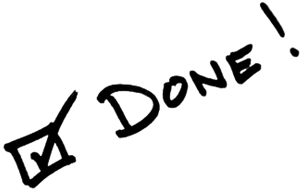 Verificado Y Hecho - Finally I Am Done (400x400), Png Download