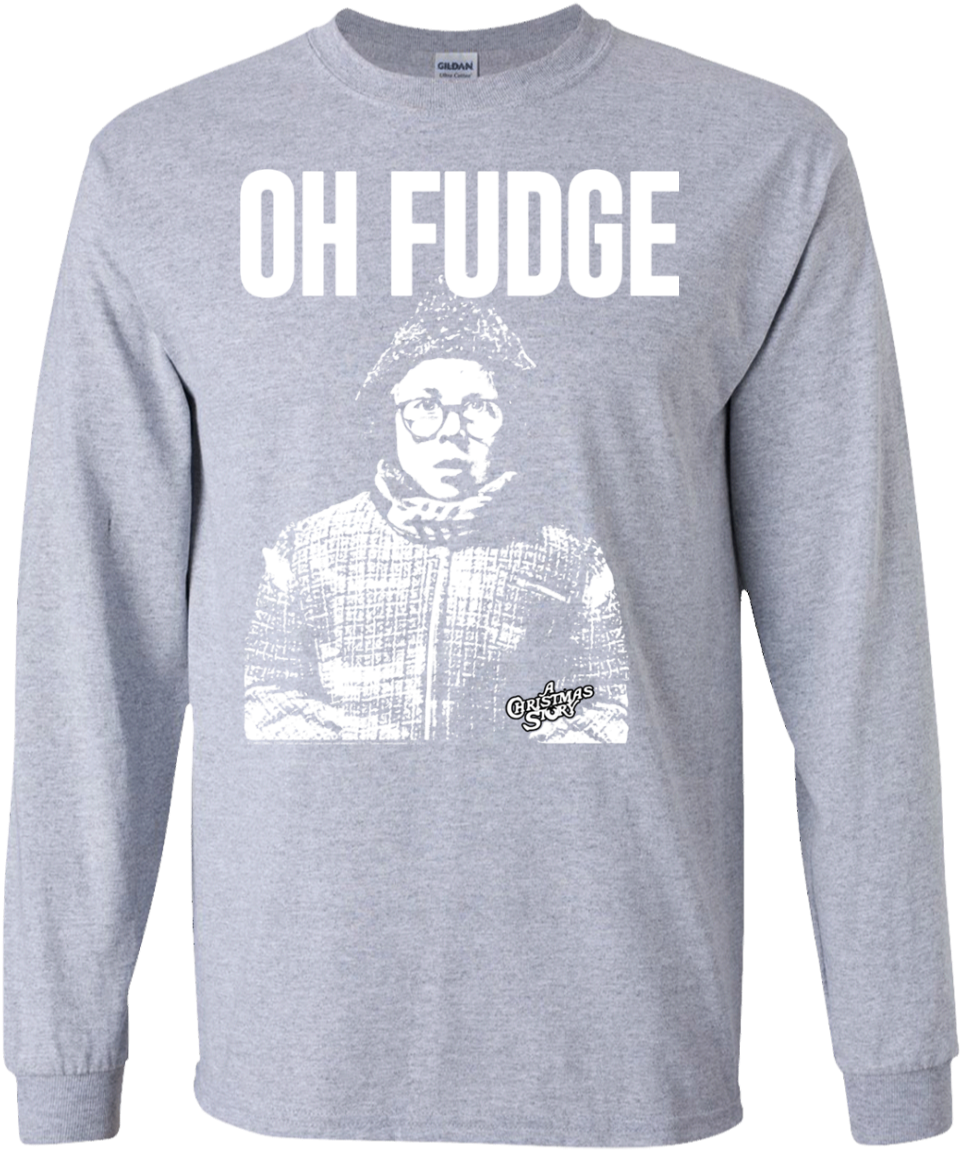 A Christmas Story Oh Fudge Ralphie - Samoyed Shirt (1155x1155), Png Download