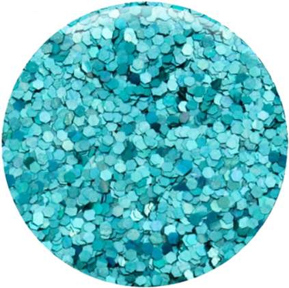 Get Glitz Glitter 5g Ocean Spray Jewel Hexagon - Crystal (436x435), Png Download