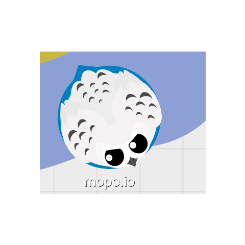 Snowy Owl - Png - Mope Io Snowy Owl (480x480), Png Download
