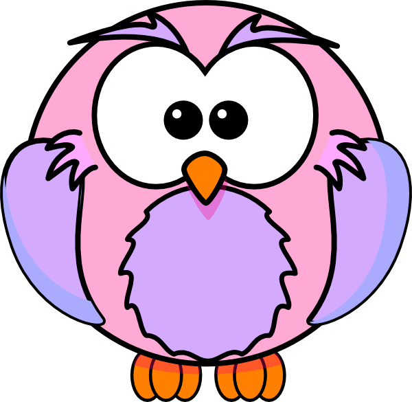 Snowy Owl Clipart - Cartoon Animals To Colour (600x585), Png Download
