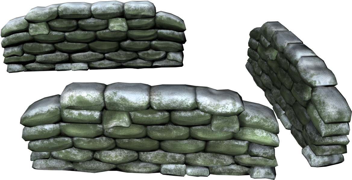 Add Media Report Rss Sandbags Model Snow Skin - Sand Bags Png (1280x720), Png Download