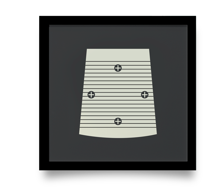 On The Screws Black Giclée Print - Art (989x987), Png Download