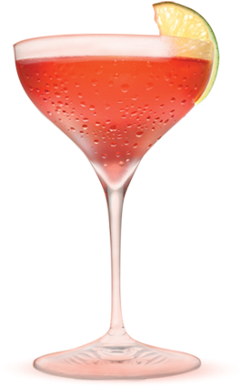 The Peach Drop - Campari Drink (367x434), Png Download