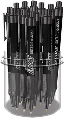 Ontario Reign Logo Grip Pen - Ontario Reign (500x667), Png Download