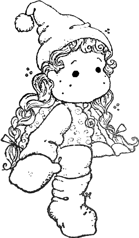 A Christmas Story - Magnolia Tilda Christmas Stamps (484x822), Png Download