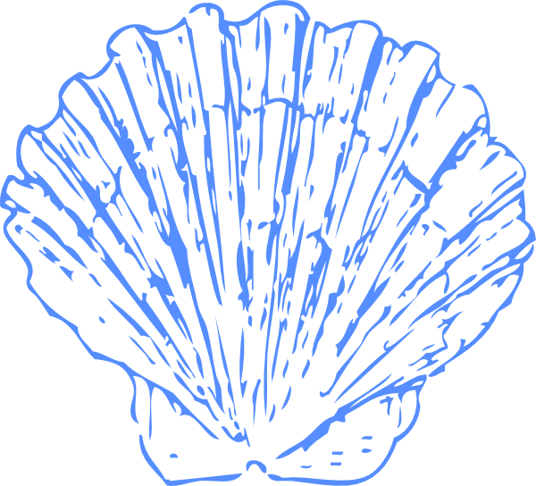 Shell Blue (600x544), Png Download