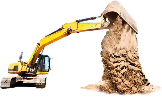 Bulldozer Pouring Sand - Heavy Duty Equipment Png (703x418), Png Download