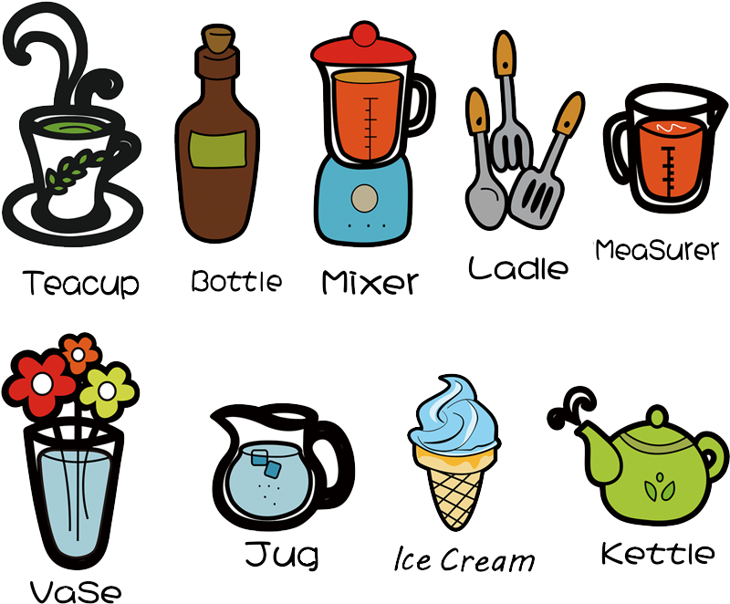 Cabinet Kitchen Stickers Painting Cabinet Restaurant - Wall (800x800), Png Download