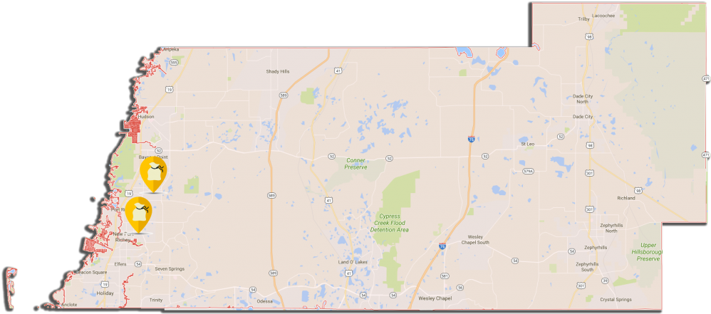 Sandbags Copy - Pasco County, Florida (1024x476), Png Download