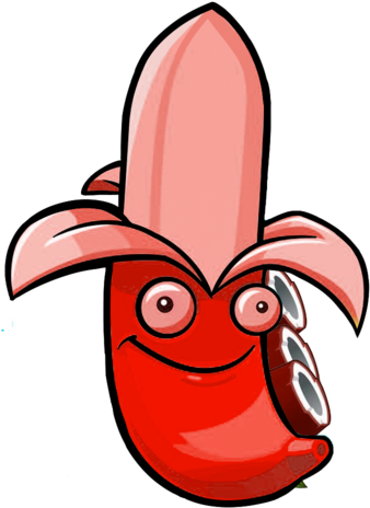 Coconut Banana - Plants Vs. Zombies 2: It's About Time (349x479), Png Download