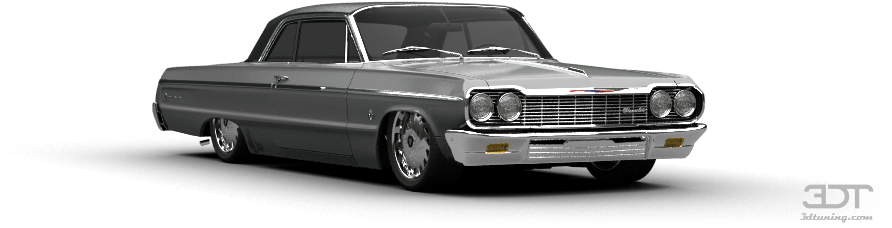 Chevrolet Impala Ss 409 Coupe 1964 Tuning - 1967 Dodge Coronet Custom (1004x373), Png Download