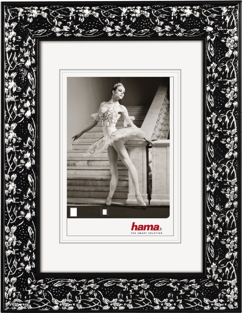 "farneto" Wooden Frame, Black, 40 X 50 Cm - Hama Farneto - Photo Frame - 4x6 In (10x15 Cm) - Wood (1100x1100), Png Download