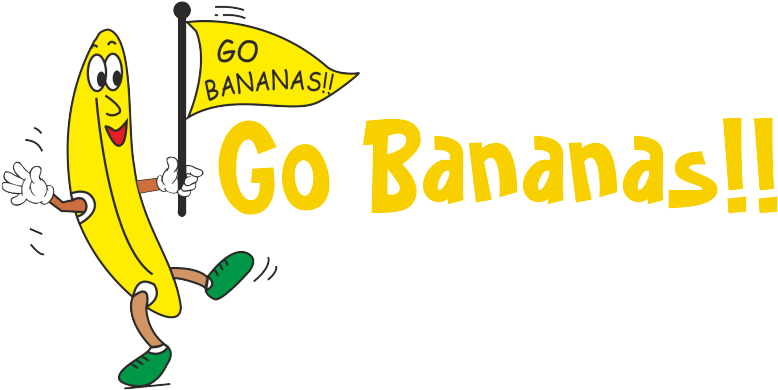Go Bananas (805x402), Png Download