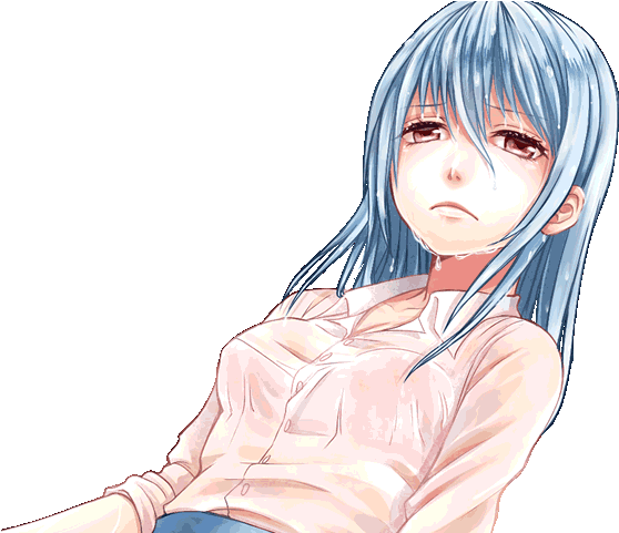 Pouring Rain Dialogue Render - Anime (640x480), Png Download