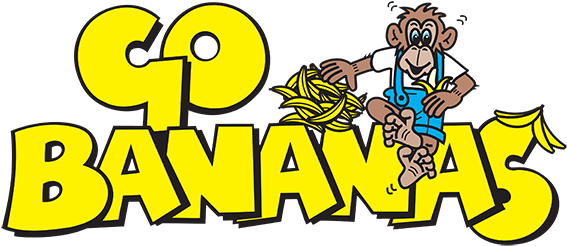 Go Bananas (581x259), Png Download