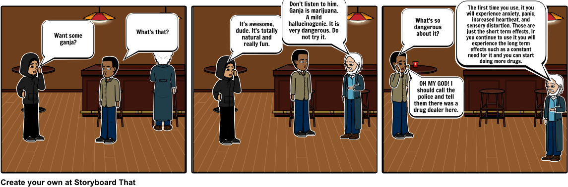 Marijuana - Cartoon (1164x385), Png Download