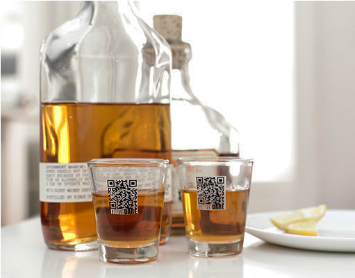 Truth Or Dare Shot Glasses - Kikkerland Shot Glasses Truth Or Dare (510x510), Png Download