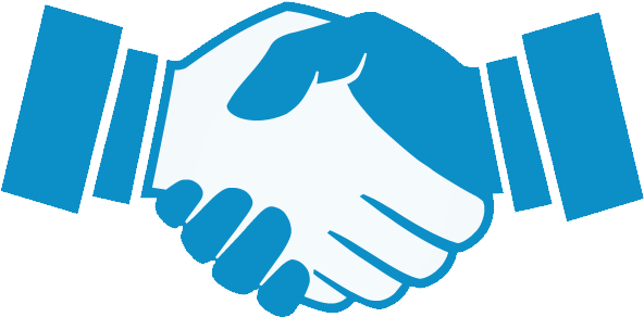 Aperto De Mao Png - Shaking Hands Clipart (640x330), Png Download