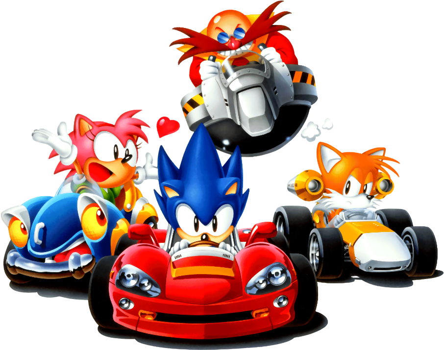 No Caption Provided - Sonic Y Sega All Stars Racing Sonic (1024x768), Png Download