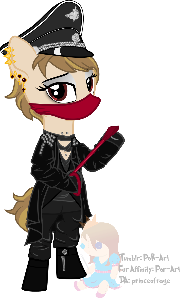 Princeofrage, Clothes, Jacket, Jrock, Leather, Leather - Cartoon (757x1250), Png Download
