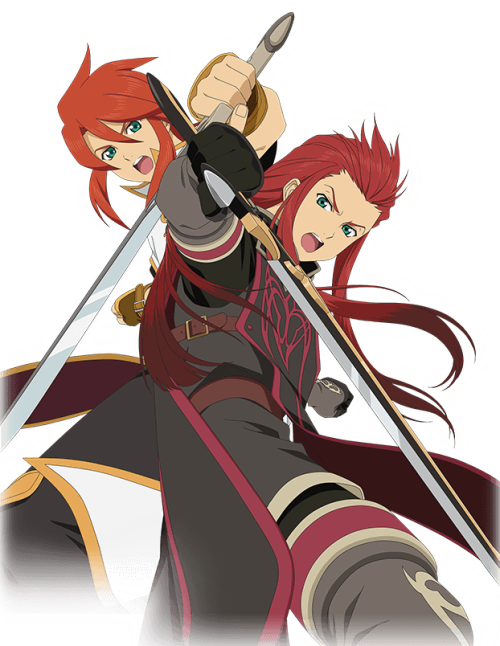 Tales Of The Abyss Asch Y Luke (500x646), Png Download