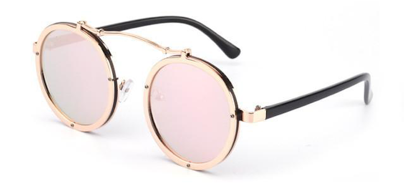 Steampunk Bolt Frame Sunglasses - Retro Round Steampunk Sunglasses Men Vintage 1762 (800x800), Png Download