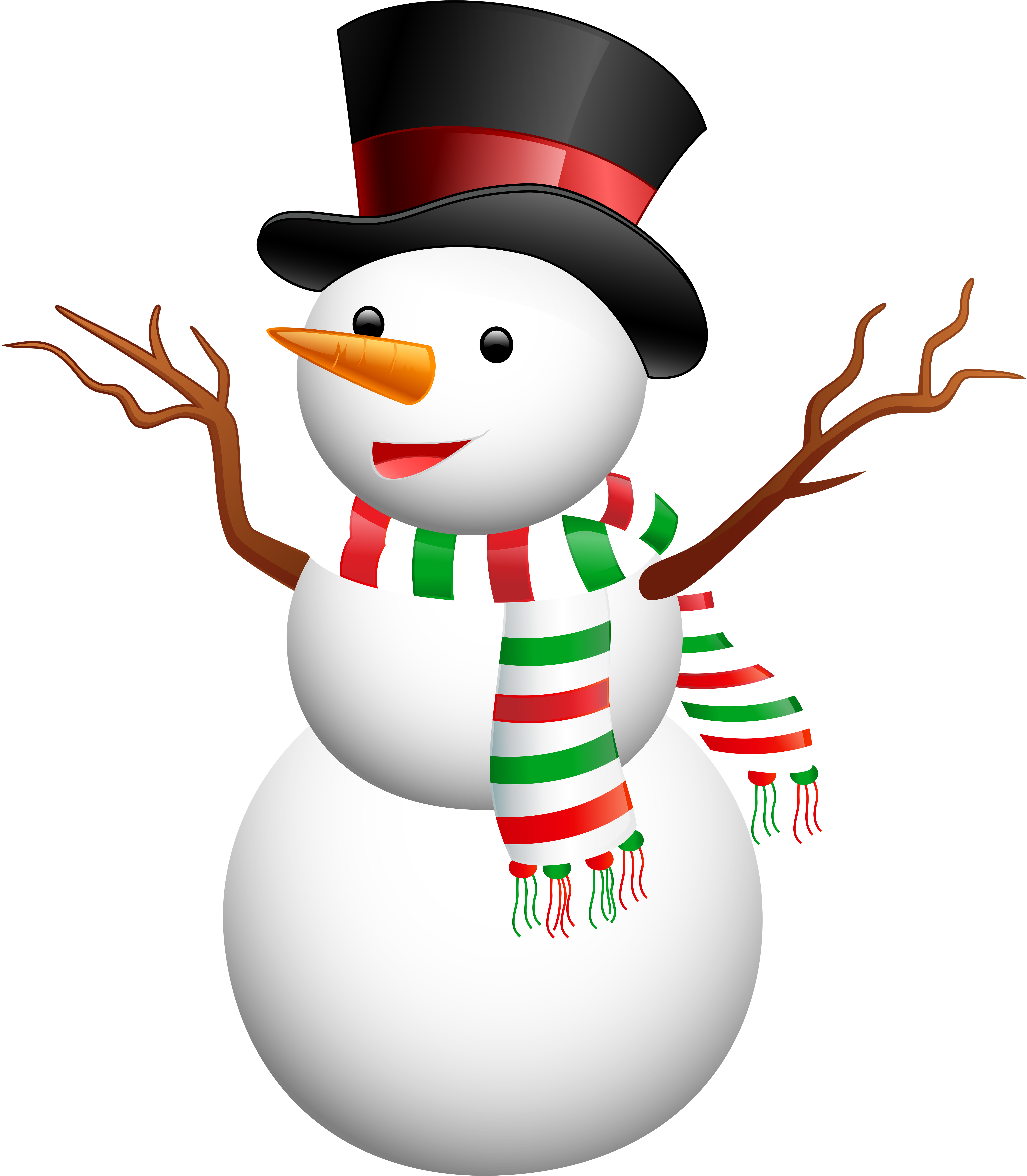 Cartoon Christmas Hat Png (6972x8000), Png Download
