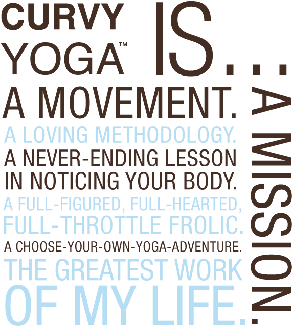 Curvy Yoga About Text - Curvy Yoga (630x676), Png Download