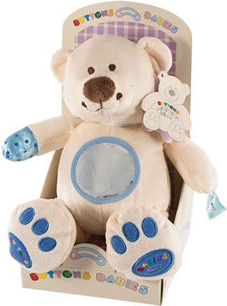 Mirrored Tummy, Crinkly Ears, Jingly Feet Reduced From - Bear (386x486), Png Download