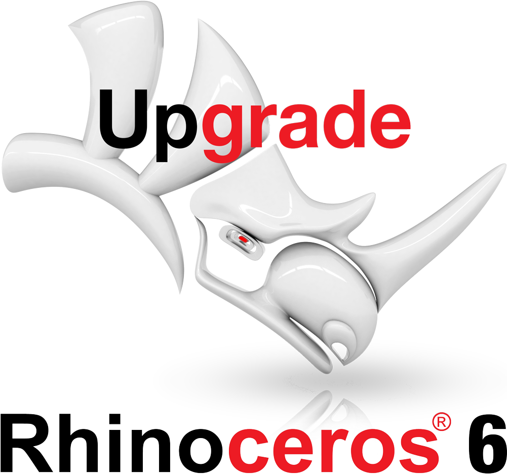 Rhino 6 For Windows Upgrade Commercial Single User - Rhinoceros 5.0 (1000x1000), Png Download