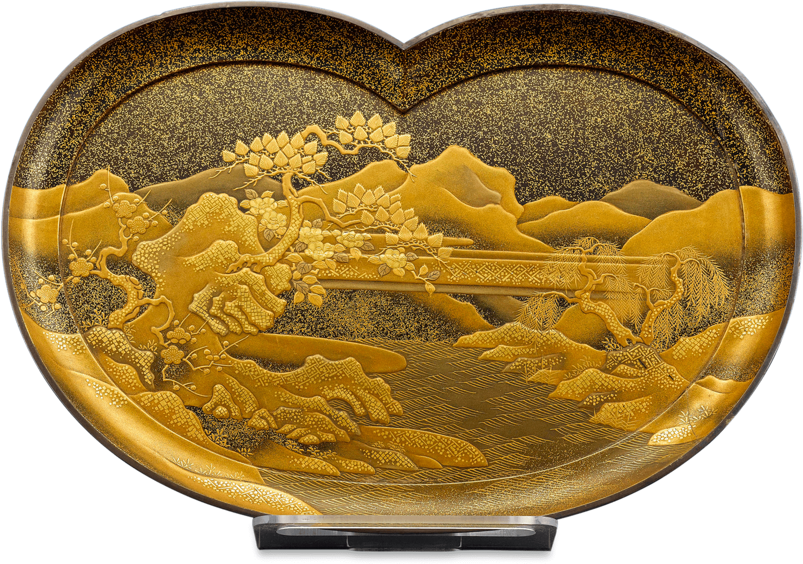 Download Japanese Lacquer Tray Japanese Lacquerware Full Size PNG