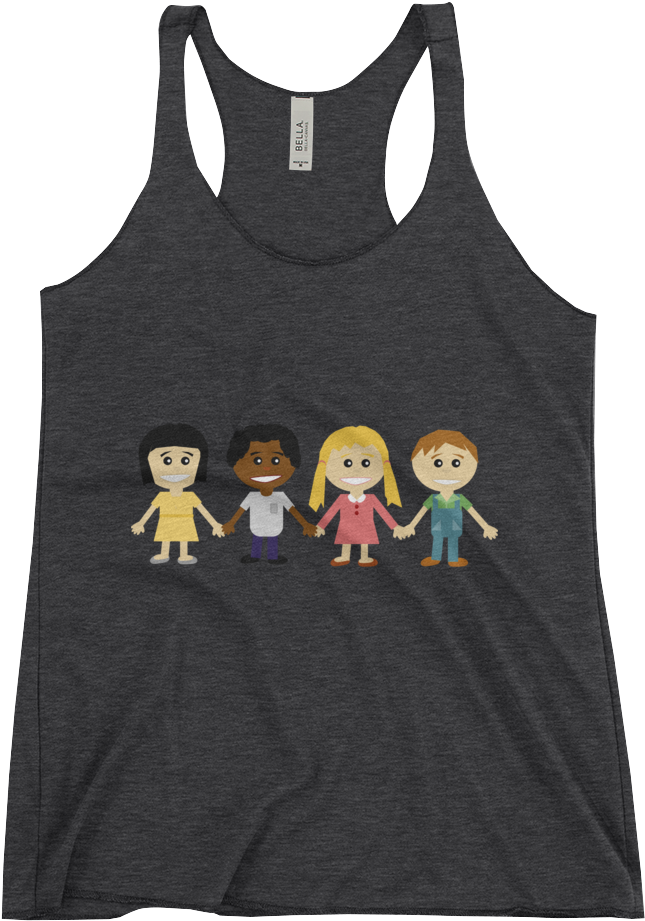 Children Holding Hands - Merry Fitmas Happy New Rear,christmas Shirt,christmas,workout (1000x1000), Png Download