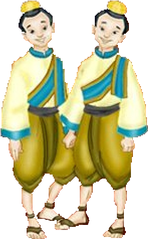 The King And I - King And I Royal Children (356x532), Png Download