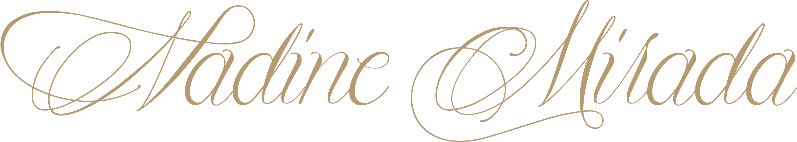 Curves By Nadine Mirada - Nadine Mirada Curvy Model (3508x952), Png Download