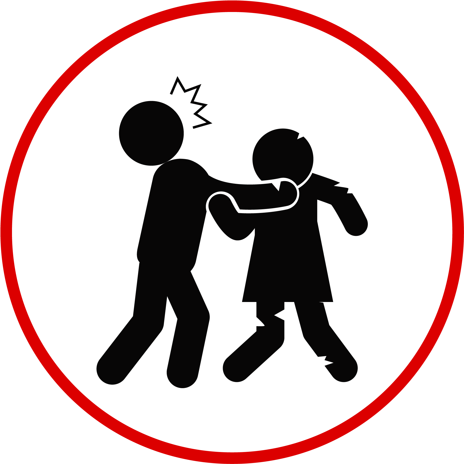 Gender Based Violence - Violent Clipart (2083x2083), Png Download