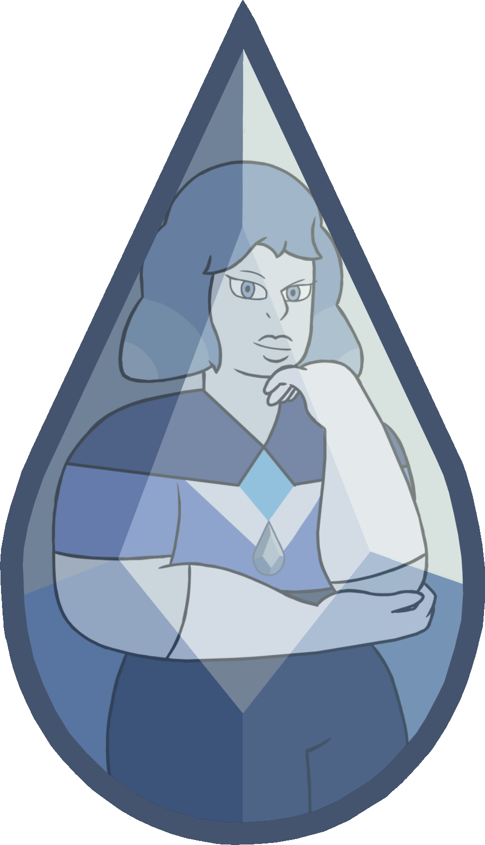 Blue Lace Agate Nav - Illustration (966x1682), Png Download