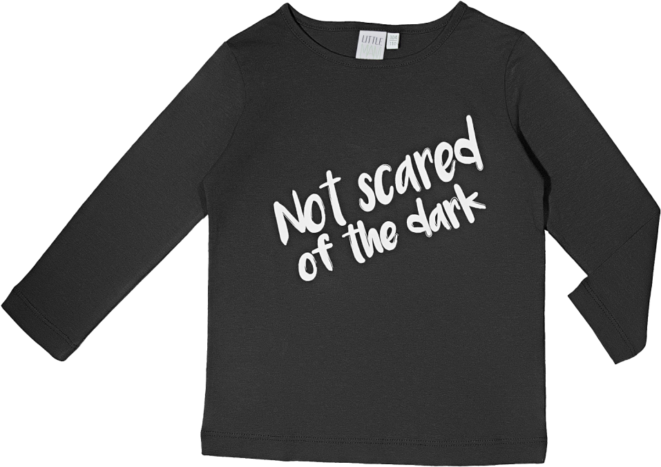 Little Man Happy Not Scared Longsleeve - Long-sleeved T-shirt (960x720), Png Download