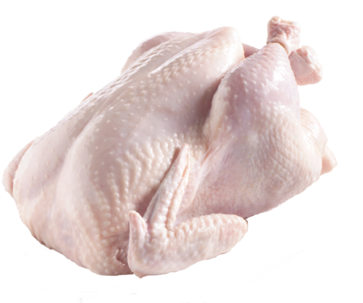 Frozen/ Chilled Whole Chicken - Chicken Skin Out Png (500x333), Png Download