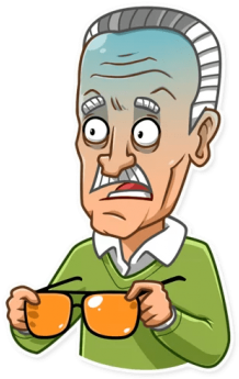 Omg Dazed Overwhelmev Slaphappy Ohmygod Released Scared - Sticker Stan Lee Telegram (360x360), Png Download